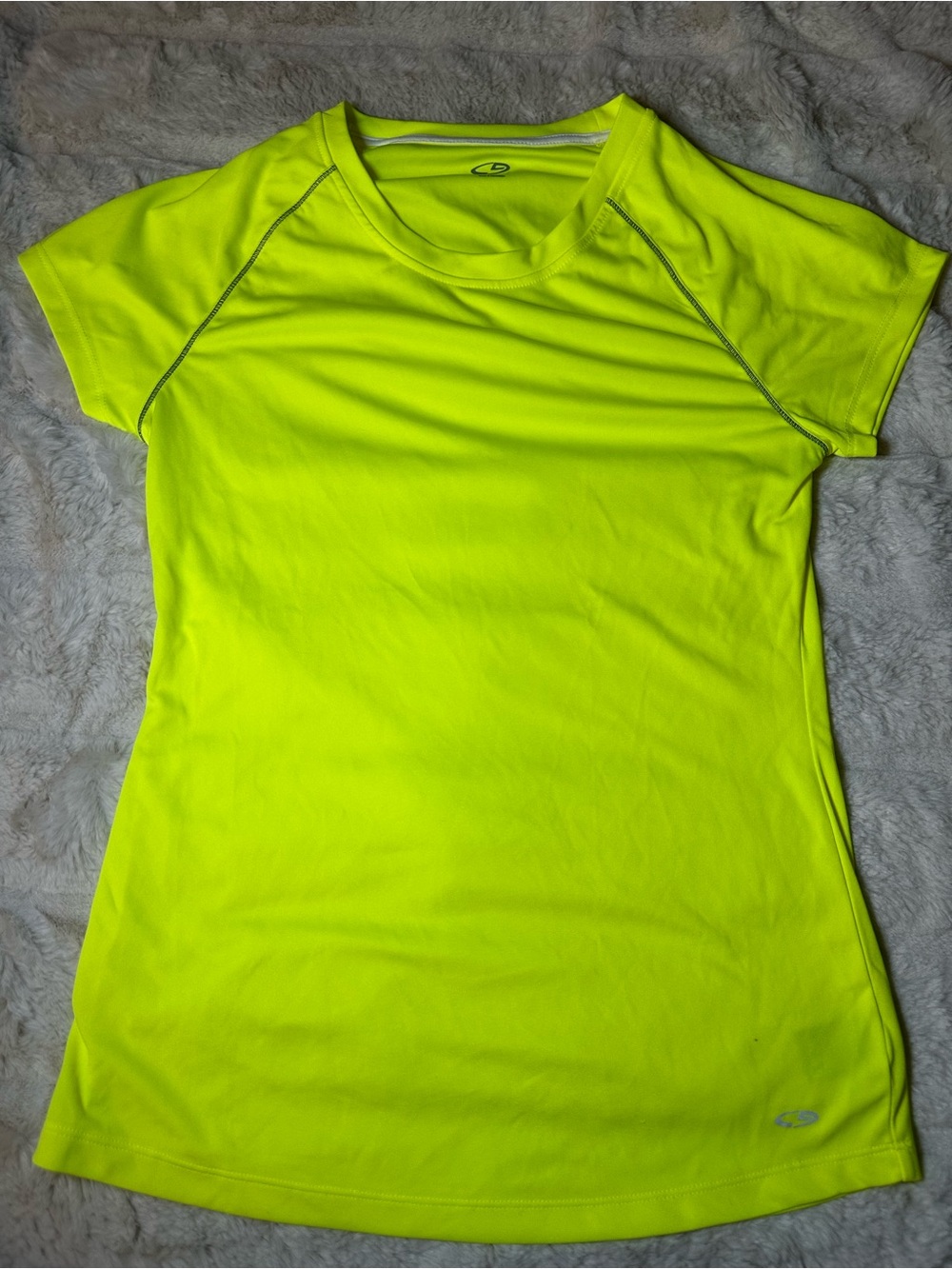 C9 by Champion Neon Yellow Short Sleeve Performance Tee